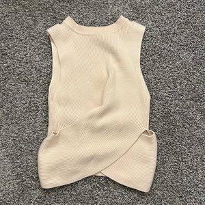 SHEIN criss cross top